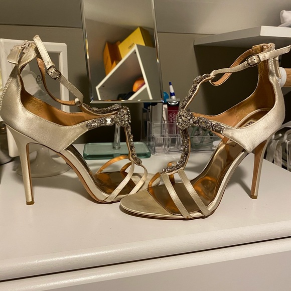 Badgley Mischka Bridal Heels - Picture 7 of 11